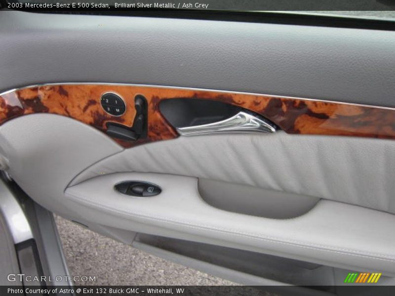 Brilliant Silver Metallic / Ash Grey 2003 Mercedes-Benz E 500 Sedan