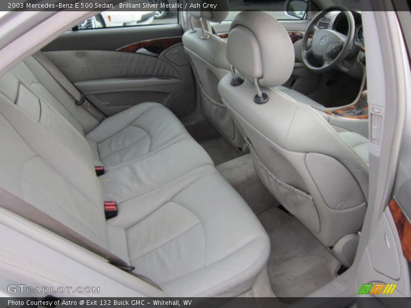 Brilliant Silver Metallic / Ash Grey 2003 Mercedes-Benz E 500 Sedan