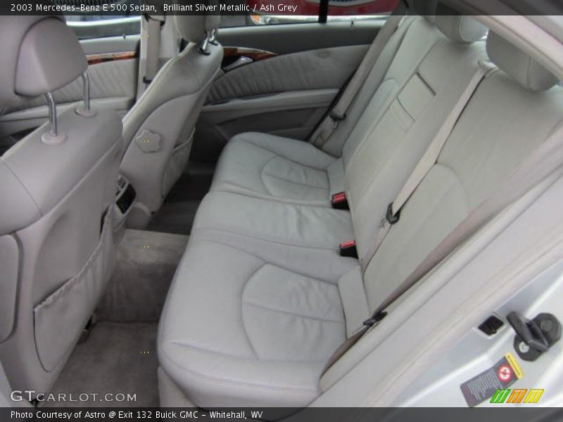 Brilliant Silver Metallic / Ash Grey 2003 Mercedes-Benz E 500 Sedan