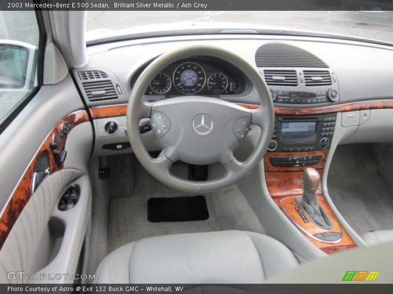 Brilliant Silver Metallic / Ash Grey 2003 Mercedes-Benz E 500 Sedan