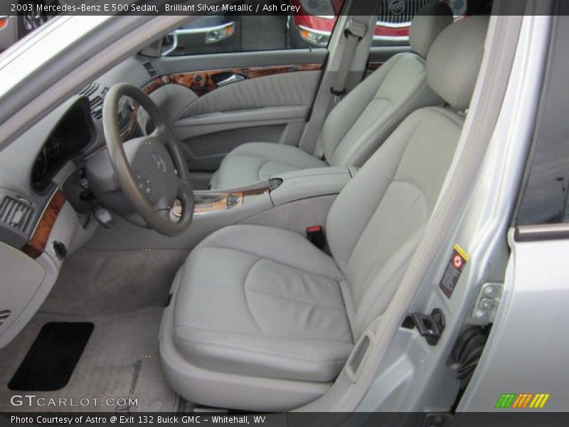 Brilliant Silver Metallic / Ash Grey 2003 Mercedes-Benz E 500 Sedan