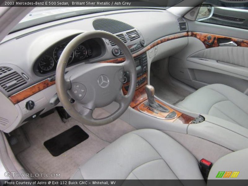 Brilliant Silver Metallic / Ash Grey 2003 Mercedes-Benz E 500 Sedan