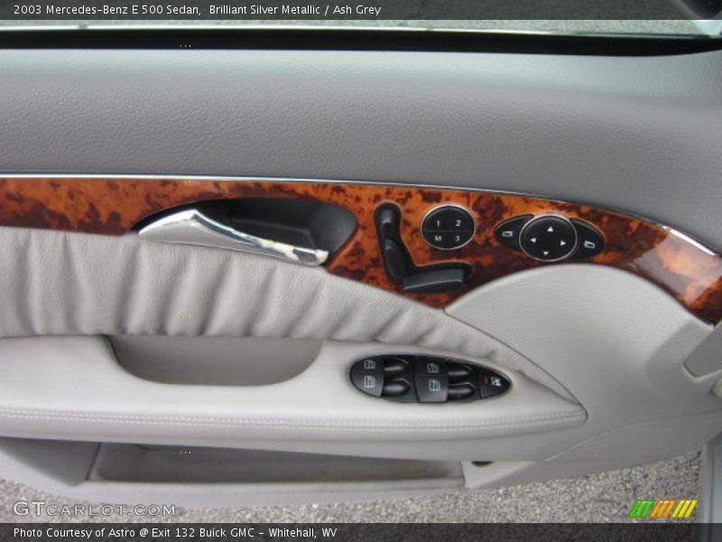 Brilliant Silver Metallic / Ash Grey 2003 Mercedes-Benz E 500 Sedan