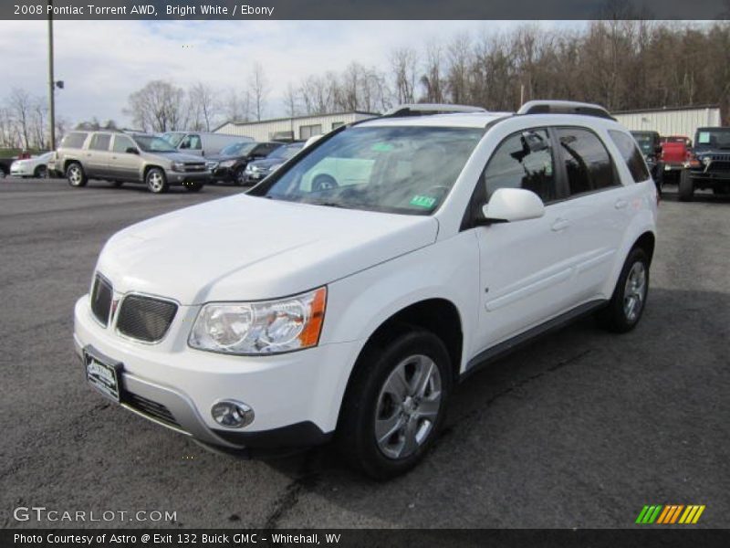 Bright White / Ebony 2008 Pontiac Torrent AWD
