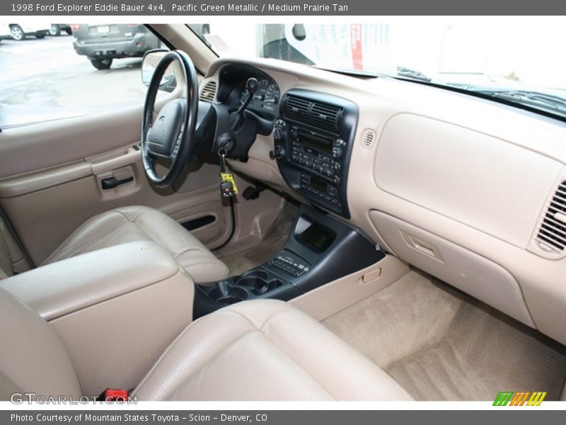 Pacific Green Metallic / Medium Prairie Tan 1998 Ford Explorer Eddie Bauer 4x4