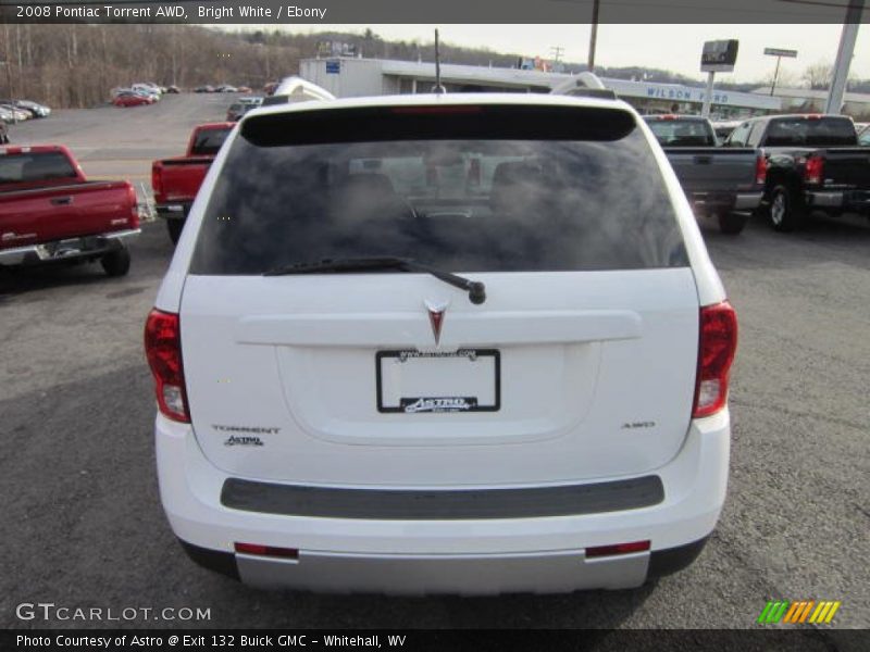 Bright White / Ebony 2008 Pontiac Torrent AWD
