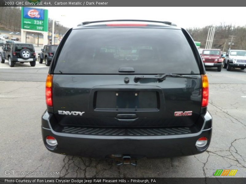 Carbon Metallic / Dark Pewter 2003 GMC Envoy SLE 4x4