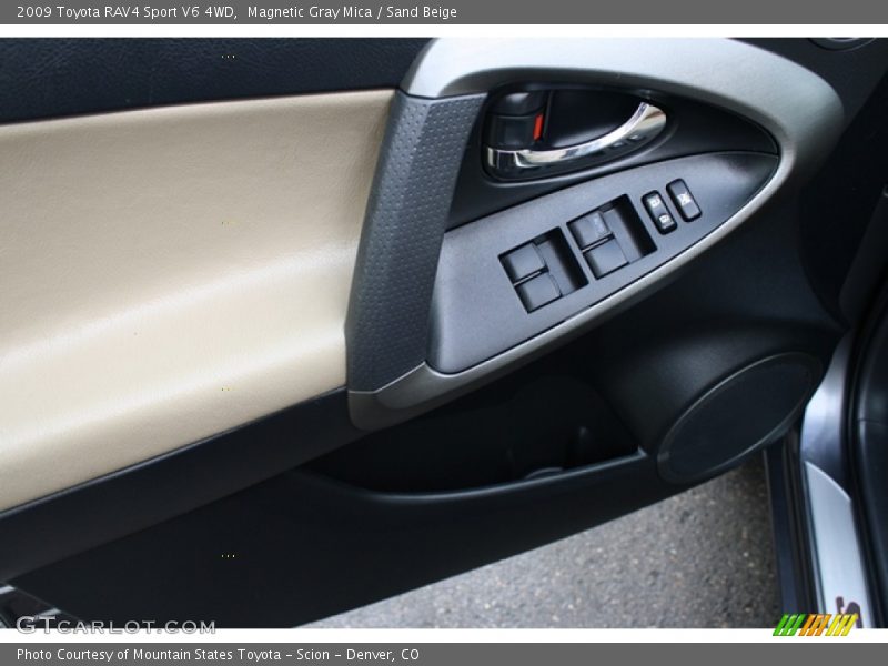 Magnetic Gray Mica / Sand Beige 2009 Toyota RAV4 Sport V6 4WD