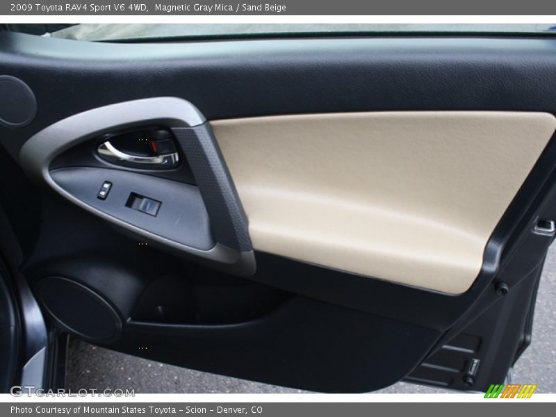 Magnetic Gray Mica / Sand Beige 2009 Toyota RAV4 Sport V6 4WD