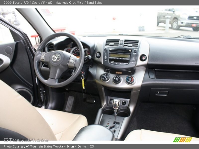 Magnetic Gray Mica / Sand Beige 2009 Toyota RAV4 Sport V6 4WD