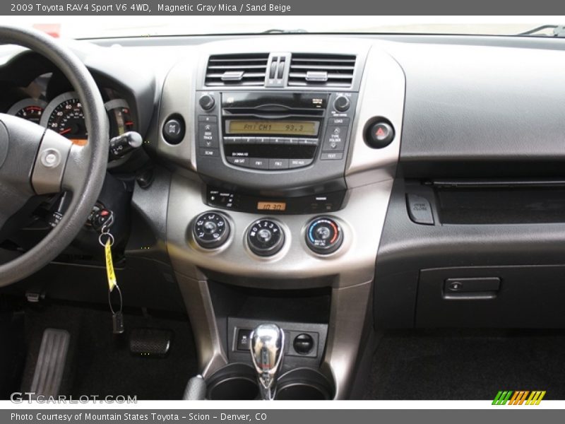 Magnetic Gray Mica / Sand Beige 2009 Toyota RAV4 Sport V6 4WD