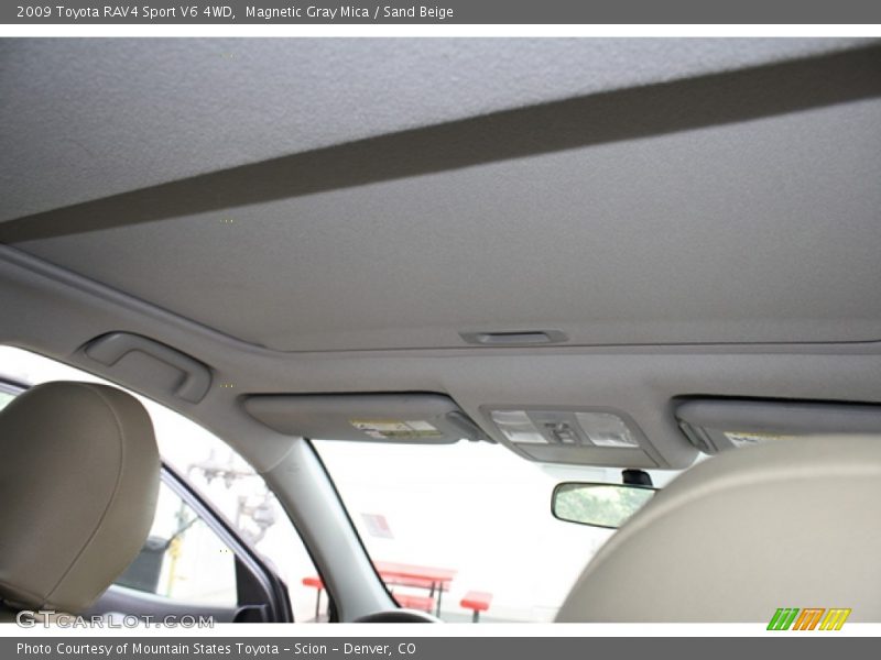 Magnetic Gray Mica / Sand Beige 2009 Toyota RAV4 Sport V6 4WD