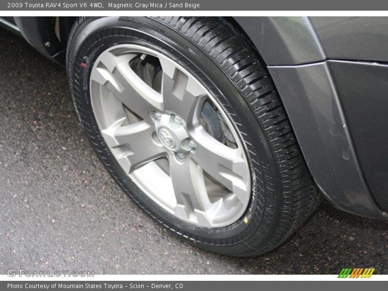 Magnetic Gray Mica / Sand Beige 2009 Toyota RAV4 Sport V6 4WD