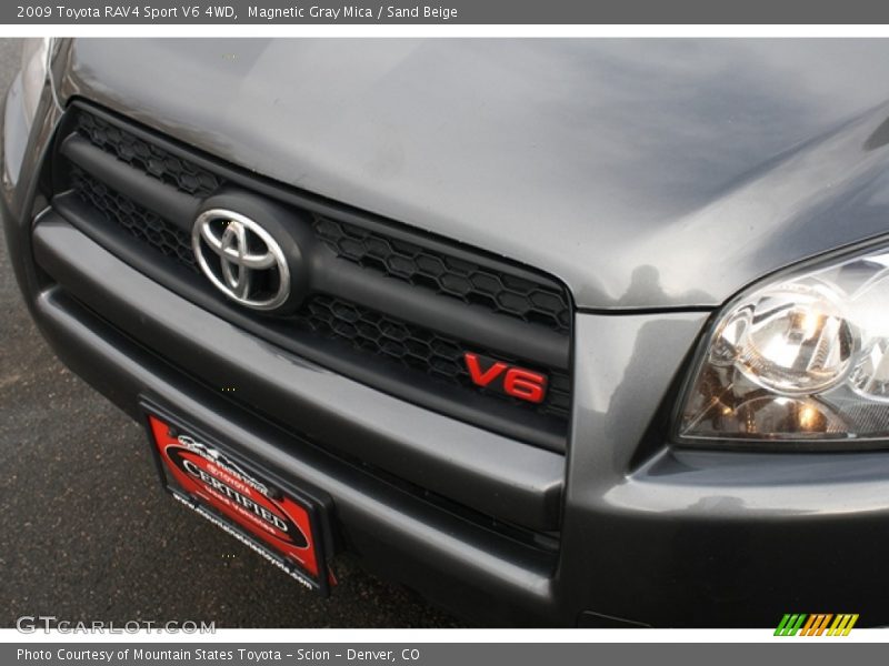 Magnetic Gray Mica / Sand Beige 2009 Toyota RAV4 Sport V6 4WD