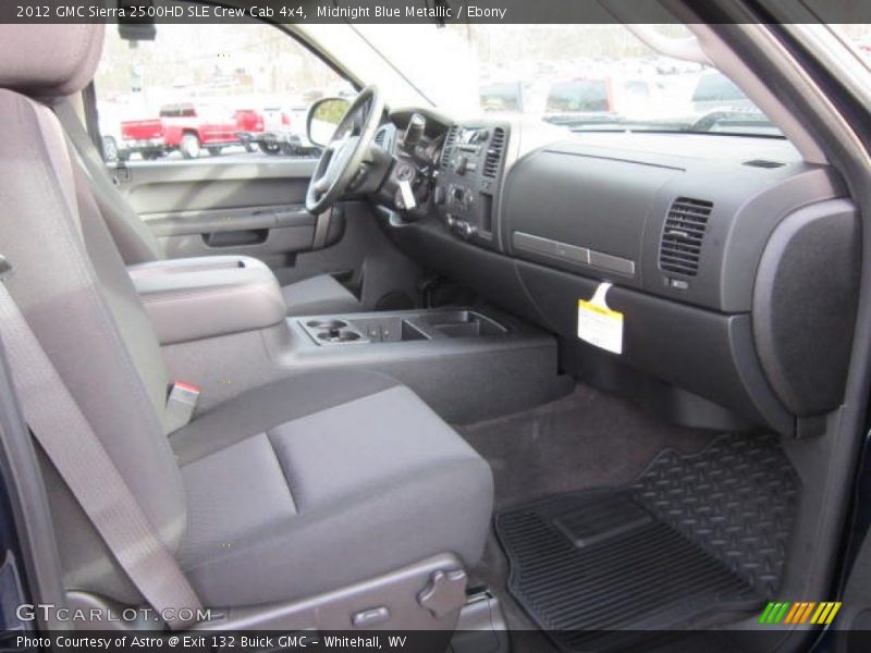 Midnight Blue Metallic / Ebony 2012 GMC Sierra 2500HD SLE Crew Cab 4x4