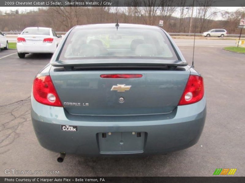 Silver Moss Metallic / Gray 2009 Chevrolet Cobalt LS Sedan