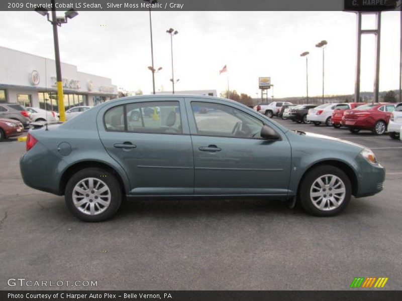 Silver Moss Metallic / Gray 2009 Chevrolet Cobalt LS Sedan