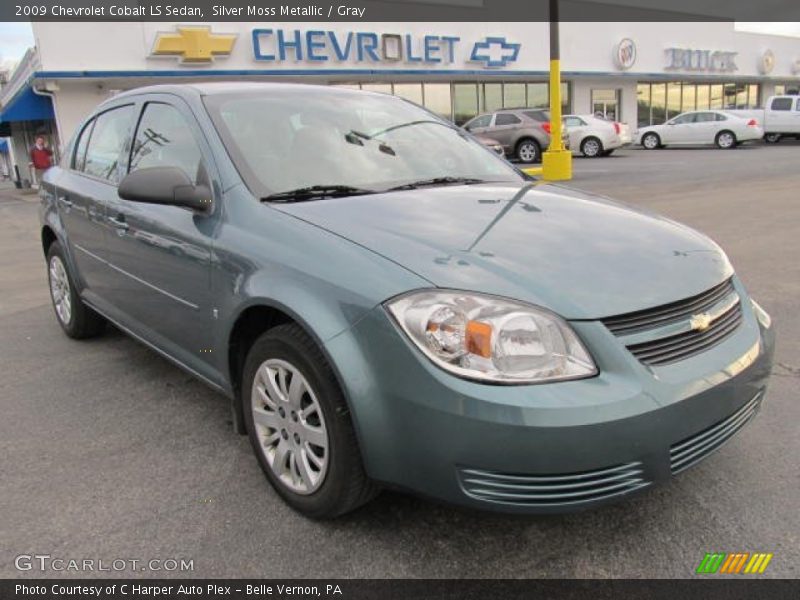 Silver Moss Metallic / Gray 2009 Chevrolet Cobalt LS Sedan
