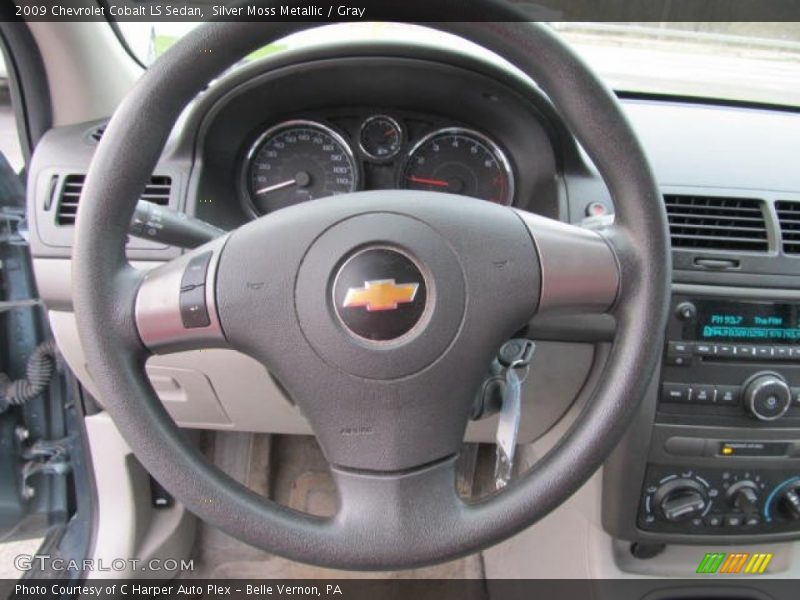Silver Moss Metallic / Gray 2009 Chevrolet Cobalt LS Sedan