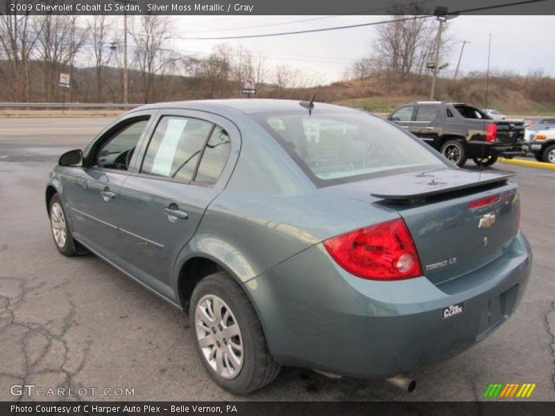 Silver Moss Metallic / Gray 2009 Chevrolet Cobalt LS Sedan