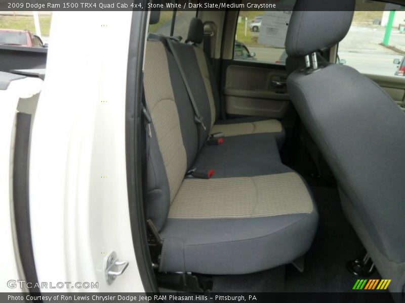 Stone White / Dark Slate/Medium Graystone 2009 Dodge Ram 1500 TRX4 Quad Cab 4x4