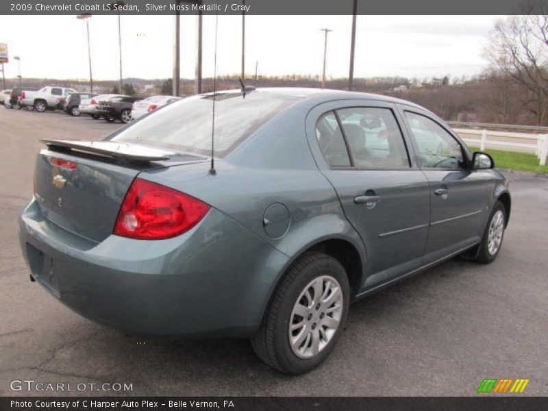 Silver Moss Metallic / Gray 2009 Chevrolet Cobalt LS Sedan