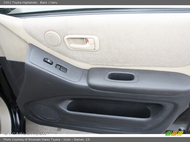 Black / Ivory 2001 Toyota Highlander