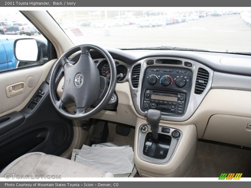 Black / Ivory 2001 Toyota Highlander