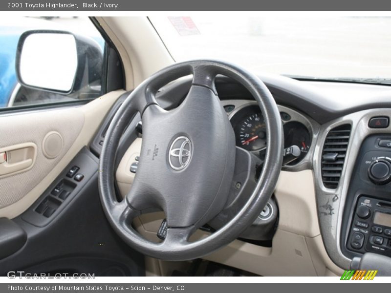 Black / Ivory 2001 Toyota Highlander