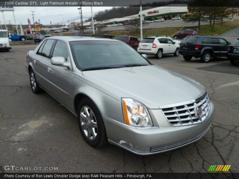 Light Platinum Metallic / Ebony Black 2006 Cadillac DTS