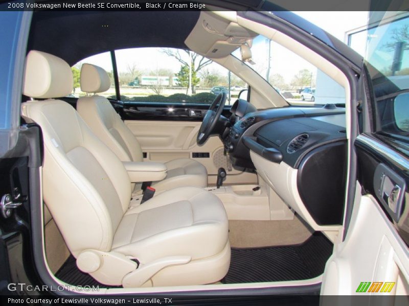  2008 New Beetle SE Convertible Cream Beige Interior