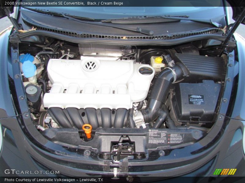 2008 New Beetle SE Convertible Engine - 2.5L DOHC 20V 5 Cylinder
