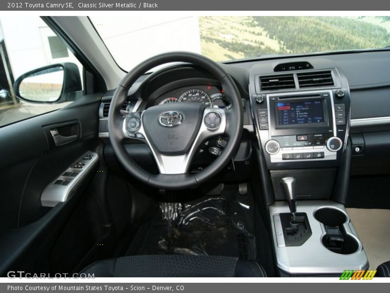 Classic Silver Metallic / Black 2012 Toyota Camry SE