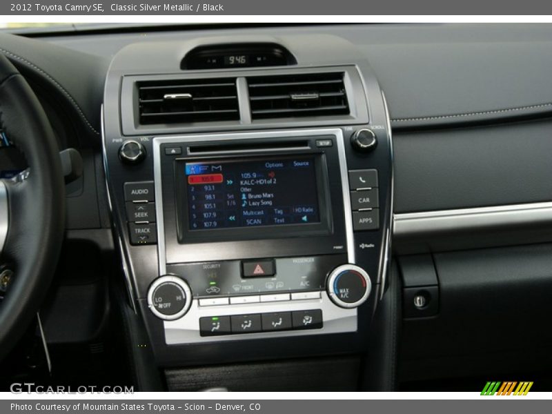 Classic Silver Metallic / Black 2012 Toyota Camry SE