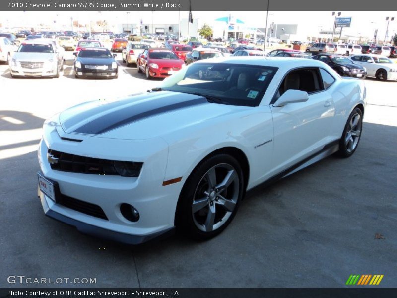 Summit White / Black 2010 Chevrolet Camaro SS/RS Coupe