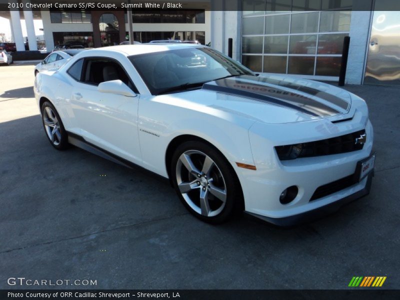 Summit White / Black 2010 Chevrolet Camaro SS/RS Coupe