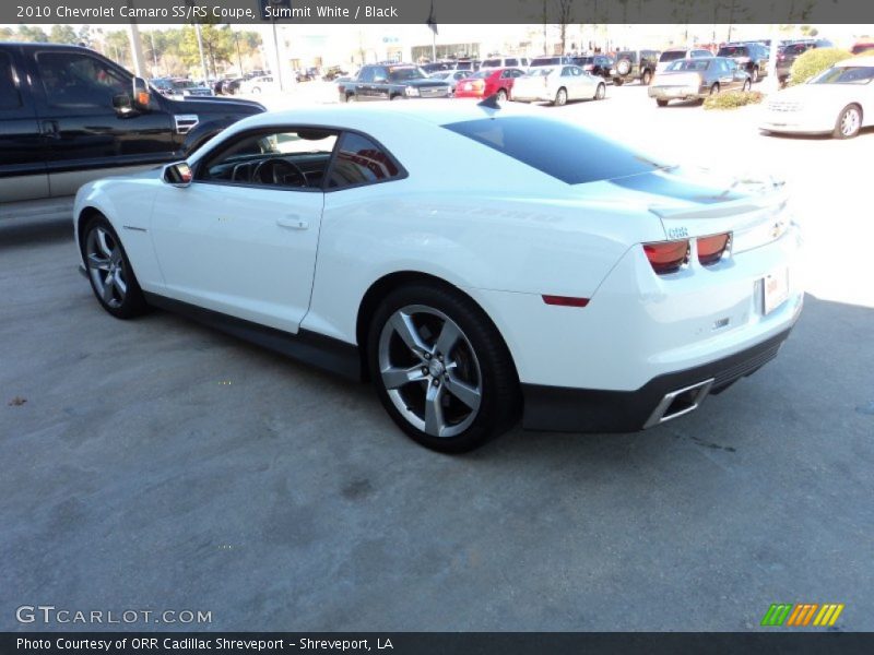 Summit White / Black 2010 Chevrolet Camaro SS/RS Coupe