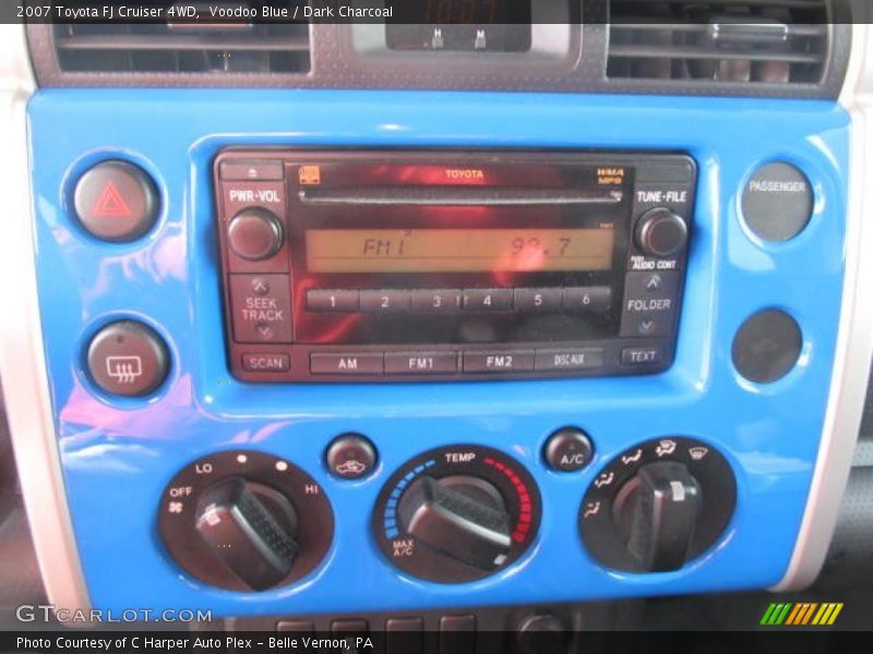 Voodoo Blue / Dark Charcoal 2007 Toyota FJ Cruiser 4WD