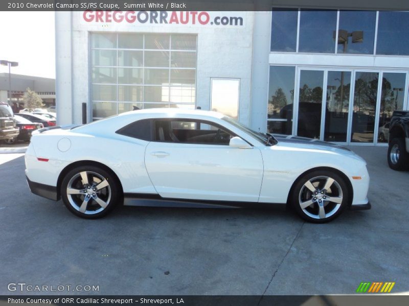 Summit White / Black 2010 Chevrolet Camaro SS/RS Coupe