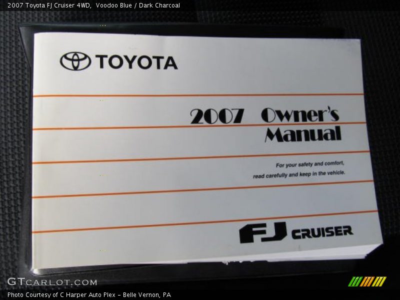 Voodoo Blue / Dark Charcoal 2007 Toyota FJ Cruiser 4WD