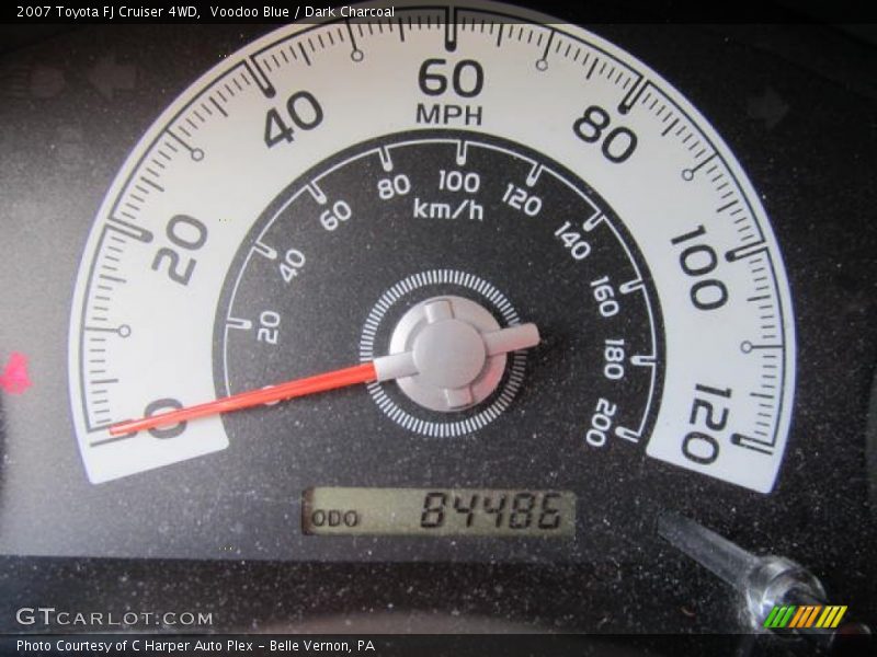Voodoo Blue / Dark Charcoal 2007 Toyota FJ Cruiser 4WD