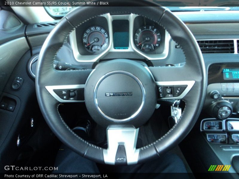 Summit White / Black 2010 Chevrolet Camaro SS/RS Coupe