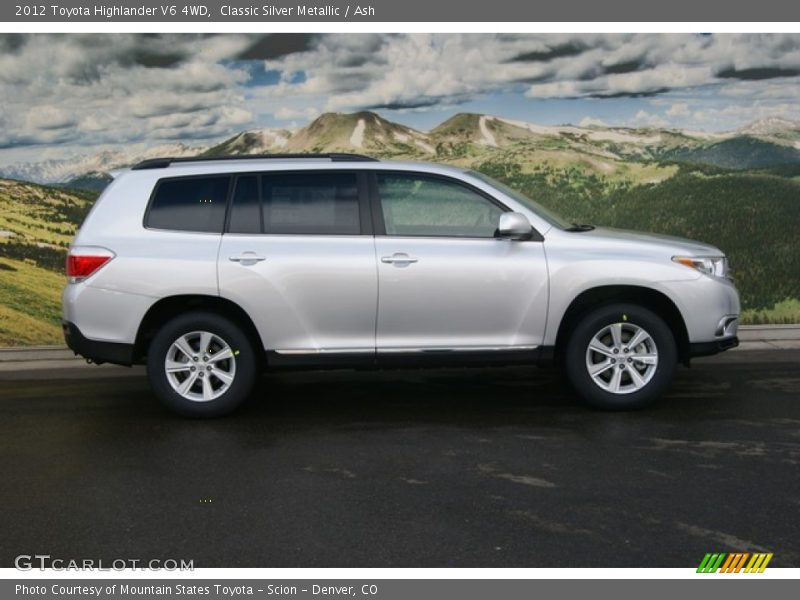 Classic Silver Metallic / Ash 2012 Toyota Highlander V6 4WD