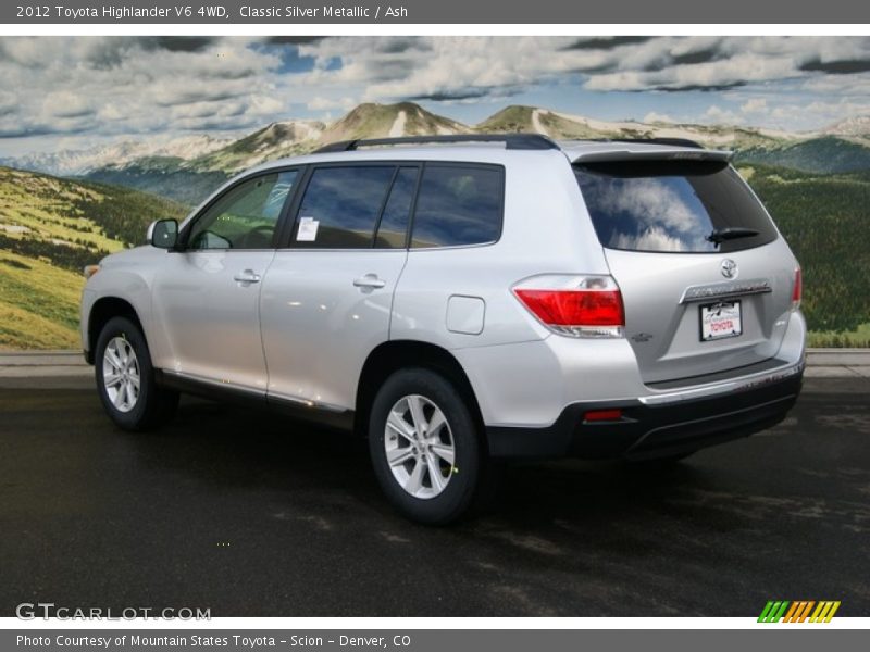 Classic Silver Metallic / Ash 2012 Toyota Highlander V6 4WD