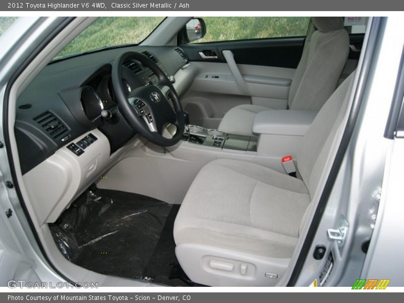 Classic Silver Metallic / Ash 2012 Toyota Highlander V6 4WD