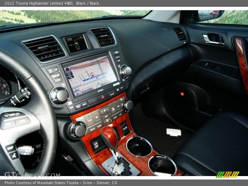 Black / Black 2012 Toyota Highlander Limited 4WD