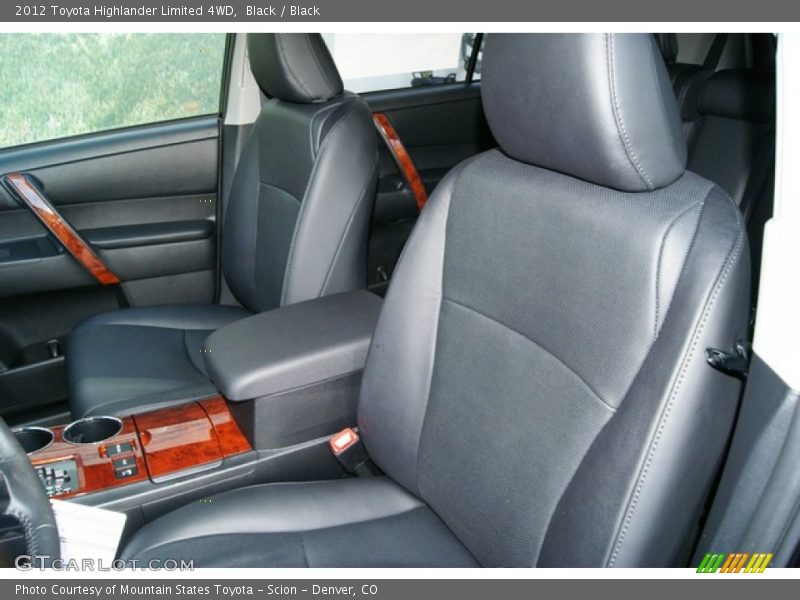 Black / Black 2012 Toyota Highlander Limited 4WD
