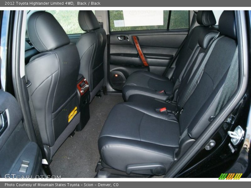 Black / Black 2012 Toyota Highlander Limited 4WD