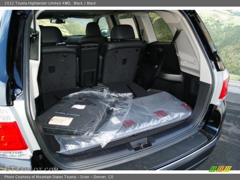 Black / Black 2012 Toyota Highlander Limited 4WD