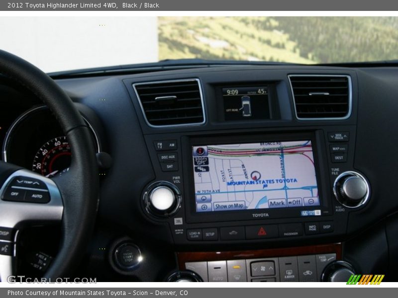 Black / Black 2012 Toyota Highlander Limited 4WD